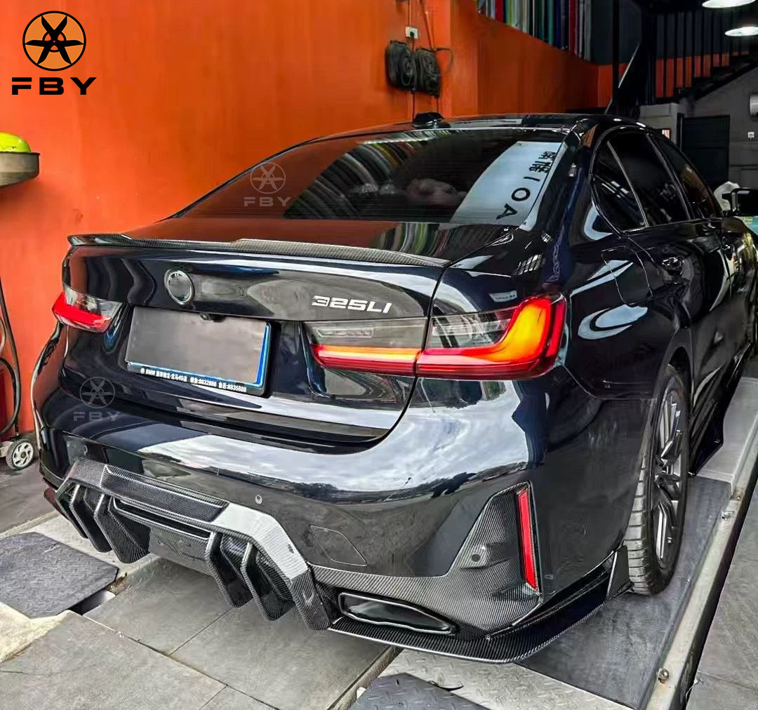 Echtcarbon Heckdiffusor für BMW 3er (G20 LCI ab Bj. 2022)