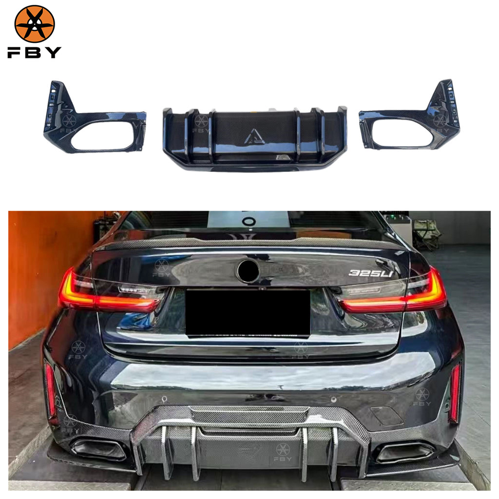 Echtcarbon Heckdiffusor für BMW 3er (G20 LCI ab Bj. 2022)