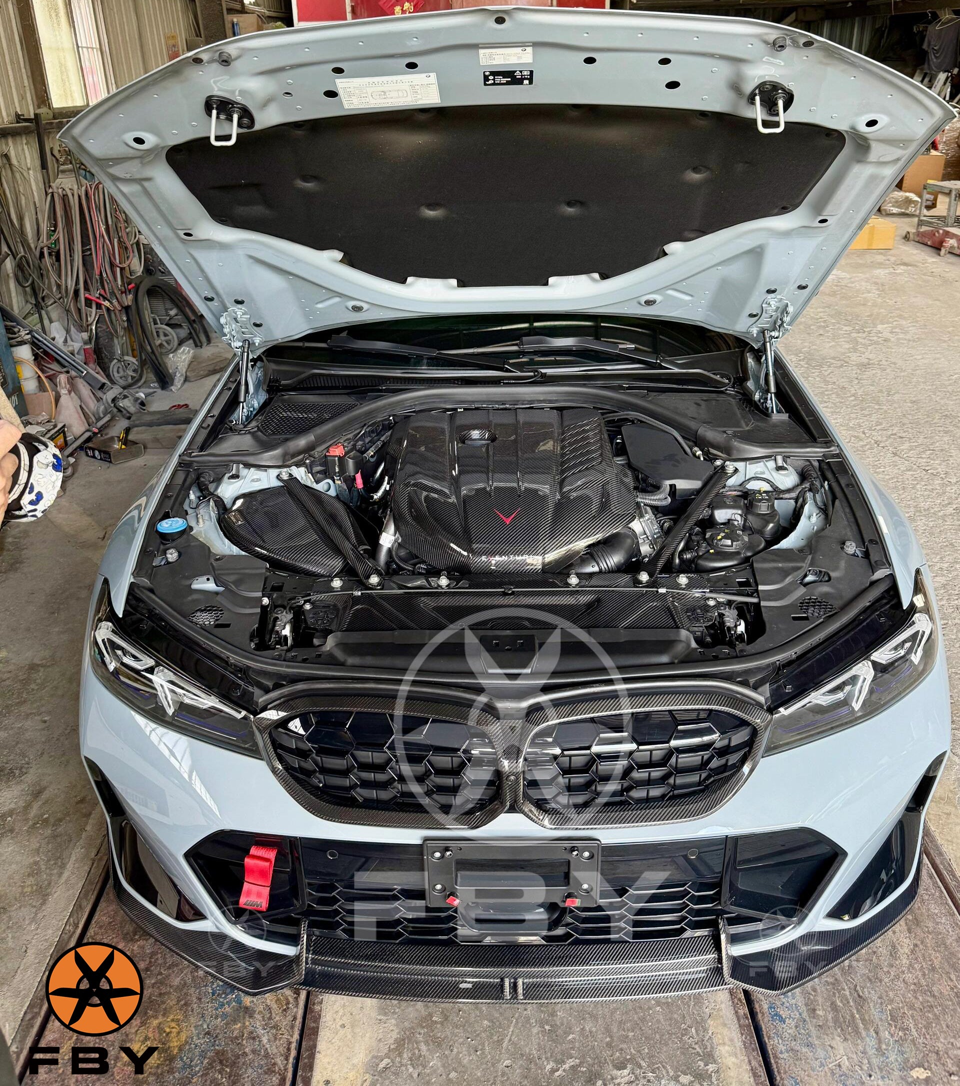 Echtcarbon Frontspoilerlippe für BMW 3er (G20 LCI ab Bj. 2022)